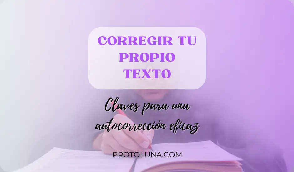 Corrige tu propia novela
